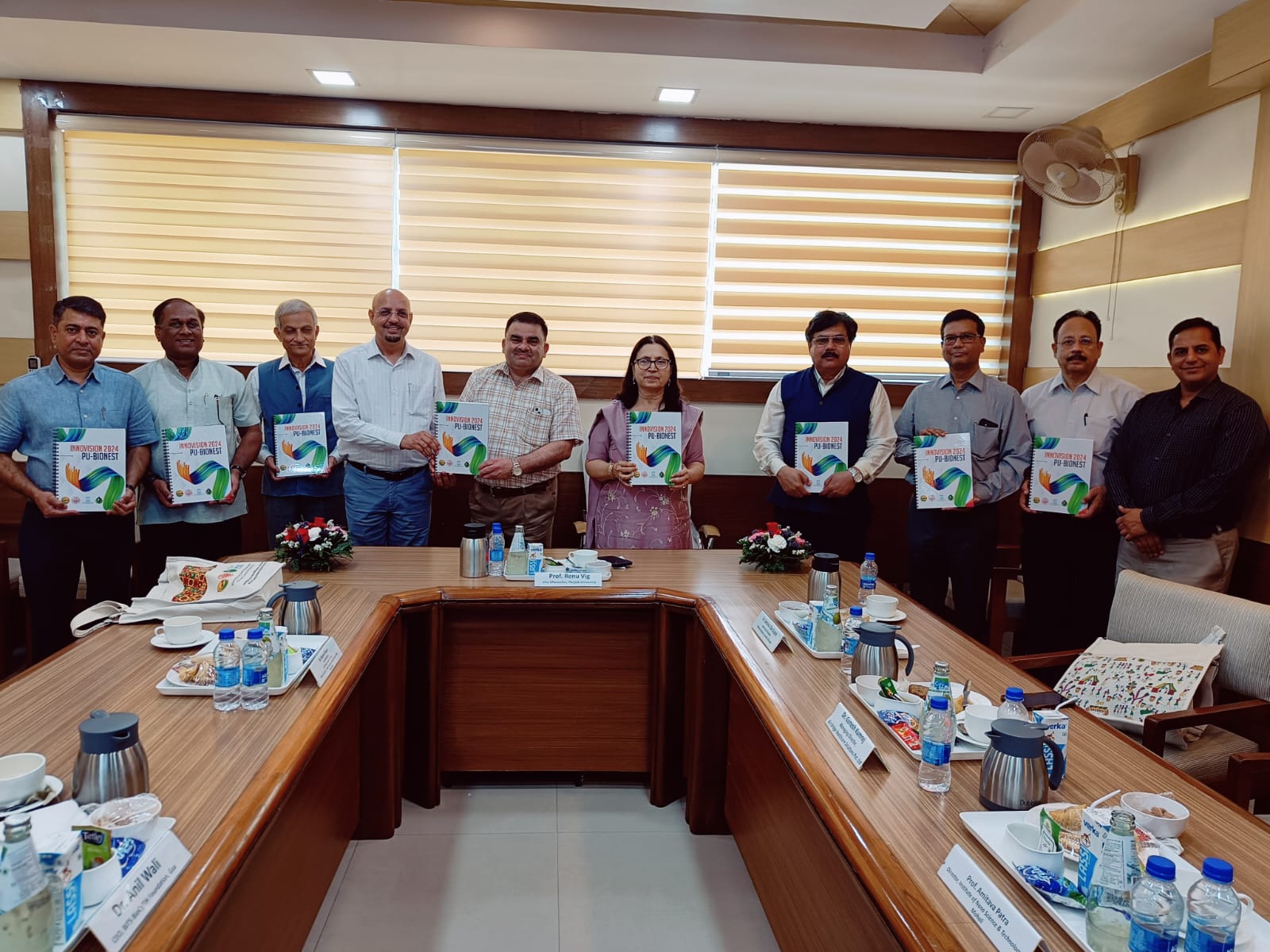 BioNEST-PU "Board of Directors" chaired by Prof. Renu VIg, Hon. Vice Chancellor, PU